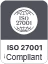 ISO 27001 certified